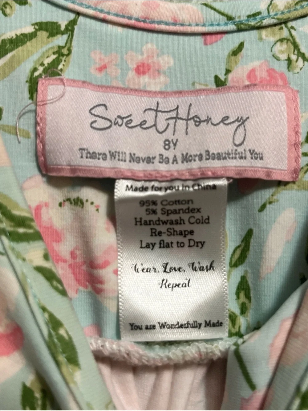 Sweet Honey Girls Floral Dress Size 8